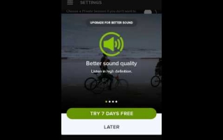 Spotify - Aplicación para móvil