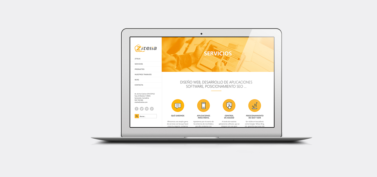 Diseno web Zitelia Cantabria