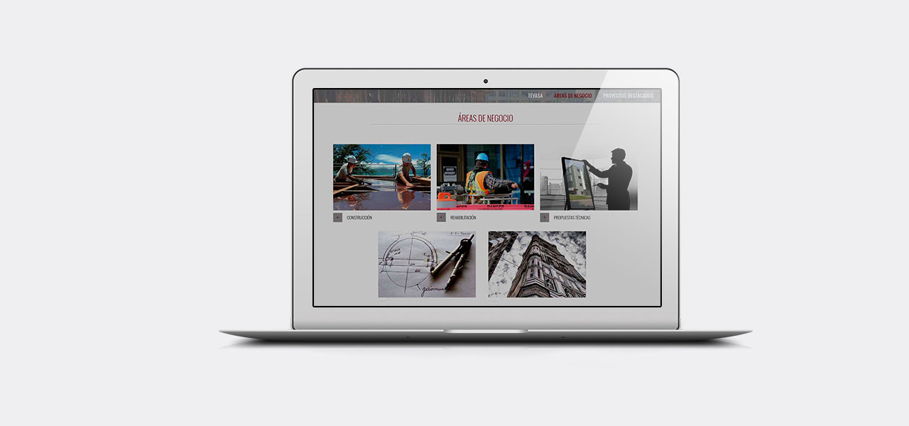 Diseño web Grupo Tevasa