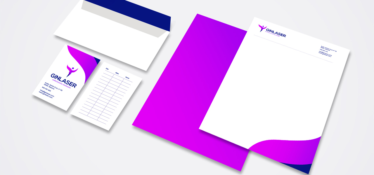 papeleria corporativa ginlaser