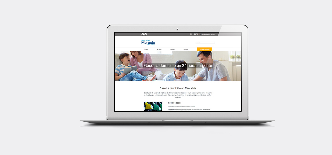 diseño web gasoleos meruelo