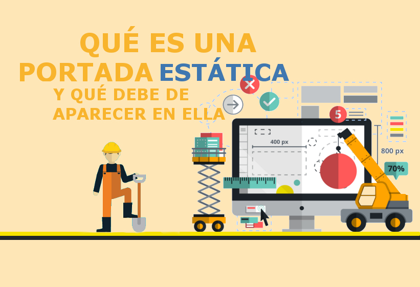 qué es una portada estática