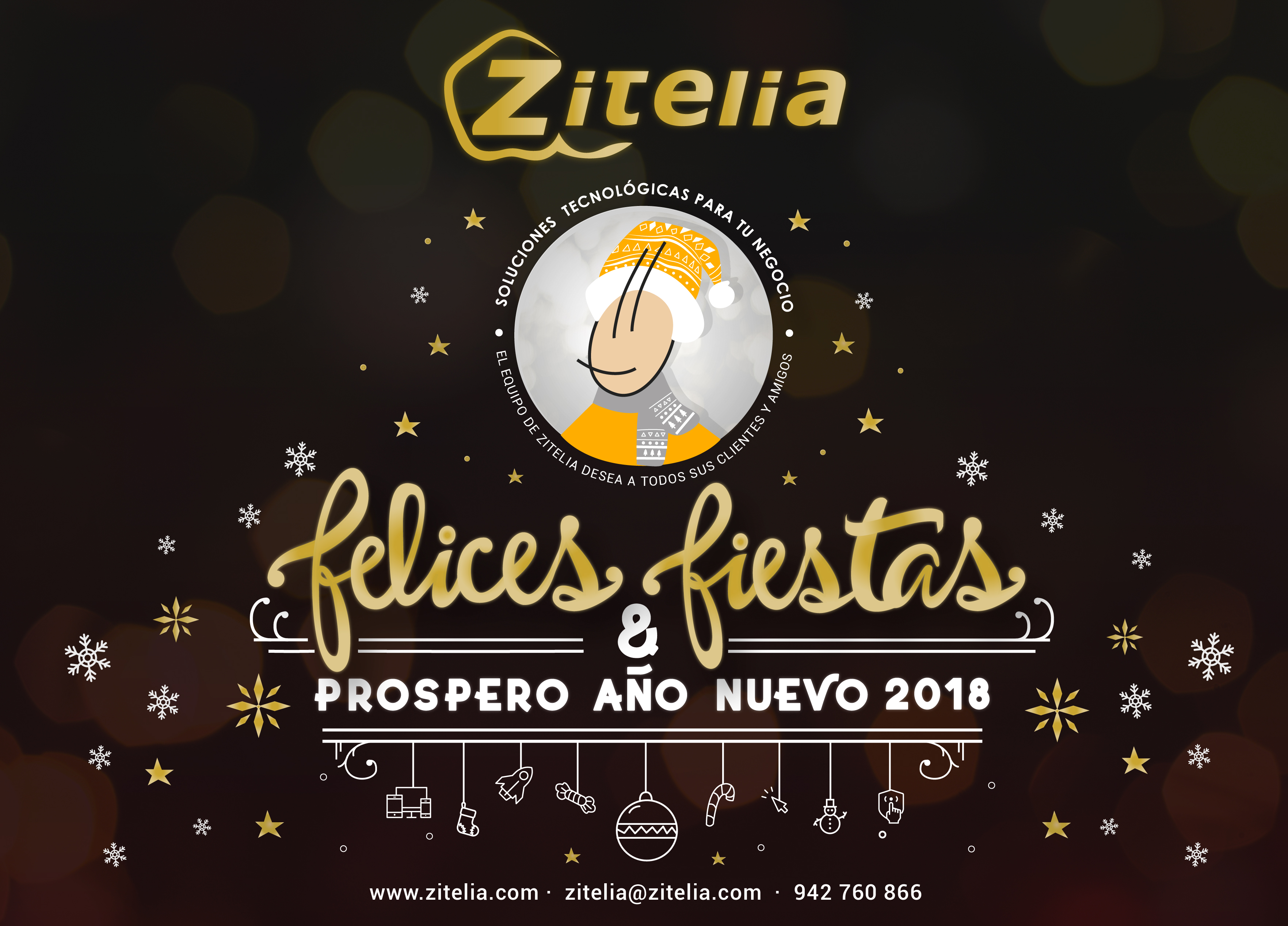 Feliz navidad y próspero año nuevo 2018