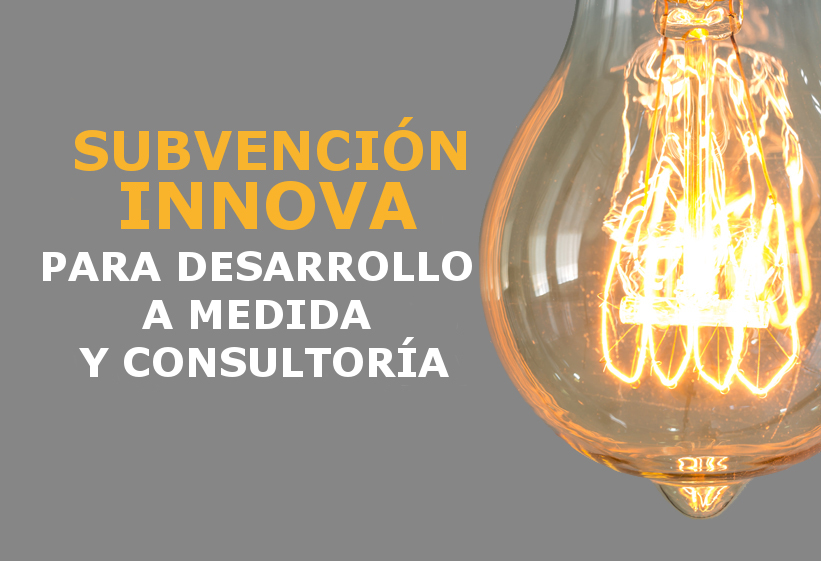 Subvención para desarrollo a medida y consultoría