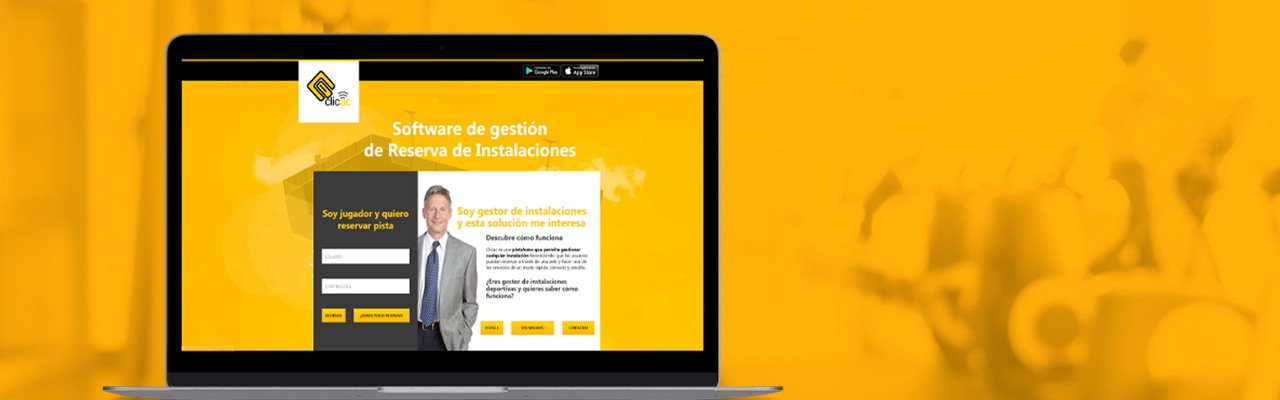 WEB PARA RESERVAR PISTA DE PÁDEL CLICAC