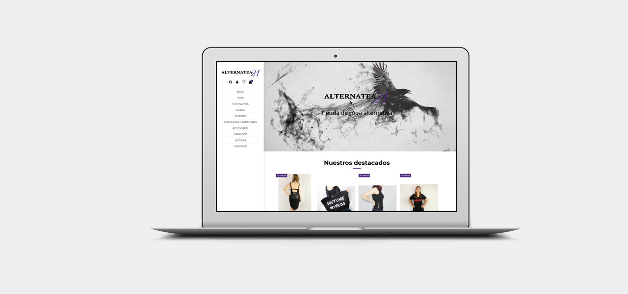 Diseño de tienda online Alternatea21