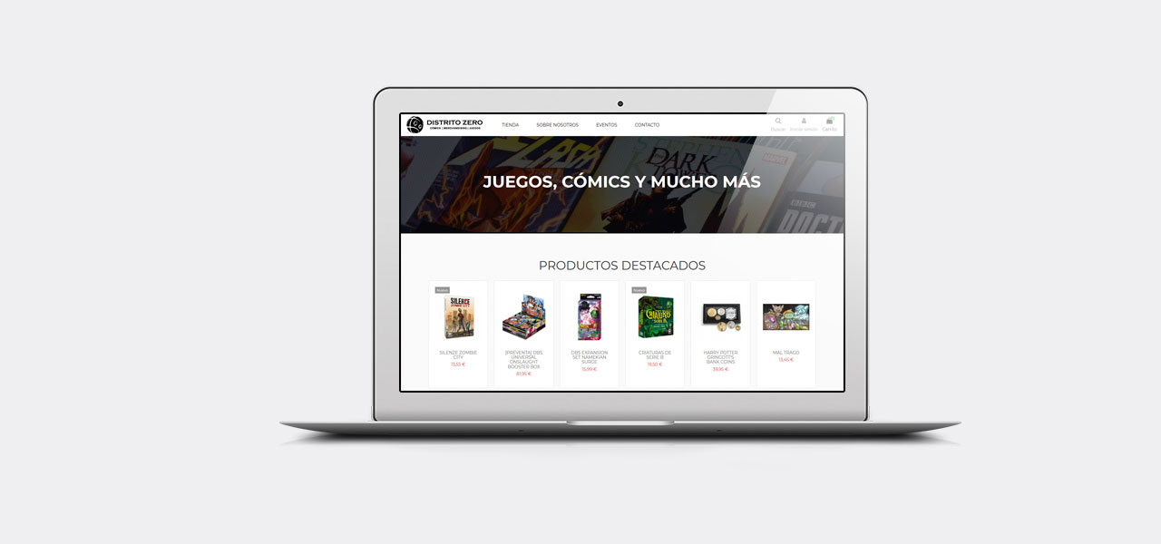 Tienda online Distrito Zero