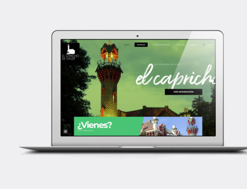 Diseño web para El Capricho de Gaudí