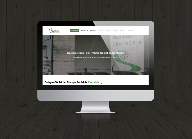 Diseño web TSocialCan vista previa ordenador Diseño web TSocialCan versión ordenador