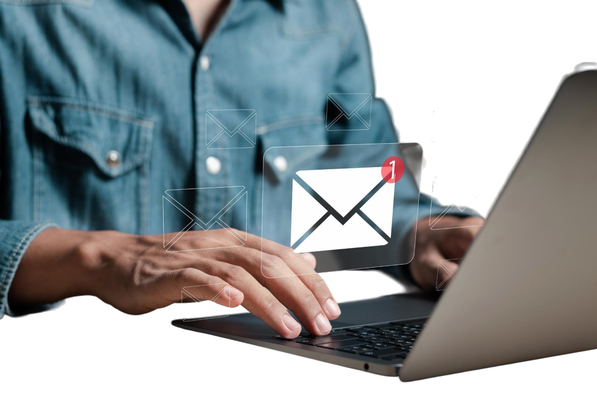 Gestor de correo webmail, accede a tu correo de forma remota notificación ordenador
